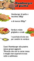 hamburger al piatto hamburger al piatto